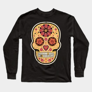 Sew-Sew Sugar Skull- Plombir the Depths Long Sleeve T-Shirt